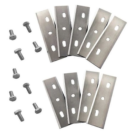 9 kpl AL-KO Robolinho 500 700 1150 1200 2000 ruohonleikkurin terät ruostumattomasta teräksestä leikkuriosa (FMY)