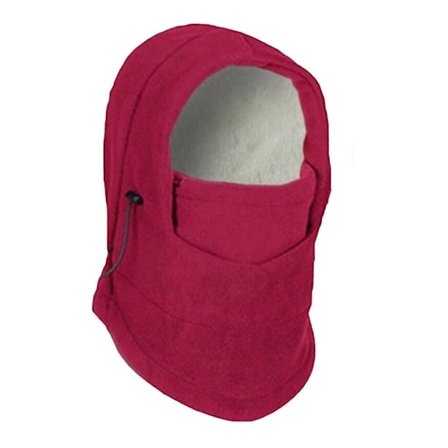 Dame Winter Balaclava Hat med Integreret Halsvarmer Tyk Varmt Polar Dobbeltlags Vindtæt Justerbar Fuld Beskyttelse Udendørs Rejse Koldt Vejr Cykling