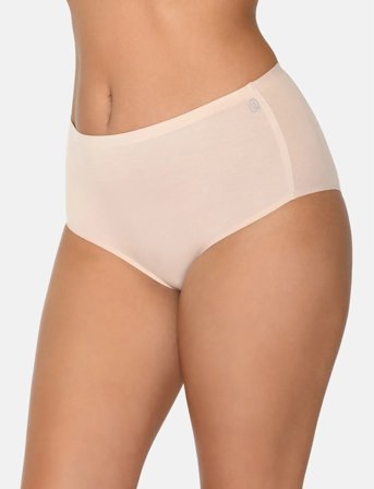 URBAN QUEST Women Bamboo Maxi Brief - Beige - M