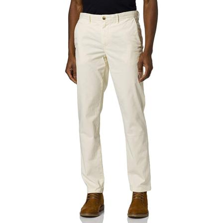 Tommy Hilfiger Pantalone Mw0Mw13287 YBI Hvid, Herre Bukser, Størrelse: W33