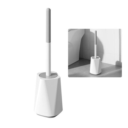 Toalettbørste Toalettbørste og holdersett GRÅ 1 1