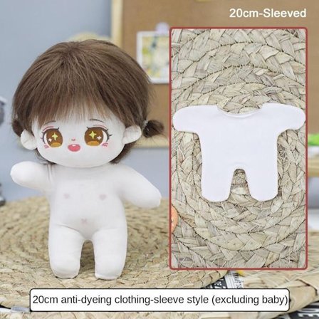 Dukke Underkjole Mini Natkjole 20CM-ÆRMET 20CM-ÆRMET