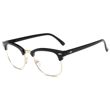 Sorte klubmaster glas uden styrke klare briller