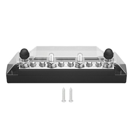 Power 4 x M6 bilterminalblock 6 x M4 terminalbuss