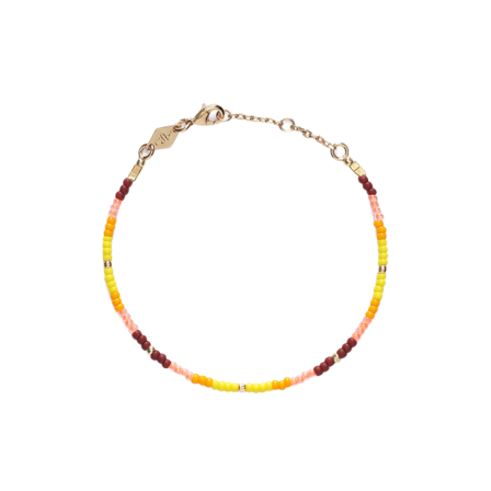 Anni Lu Tie Dye Bracelet Armband Dam Gul ONESIZE