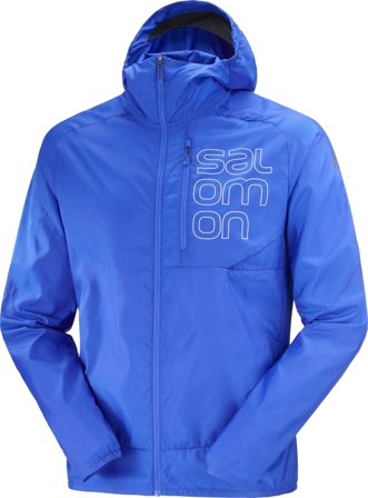Salomon Men's Bonatti Cross Wind Men unlined workout jackets Blue XL