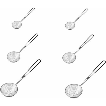 Rustfri stål ske med langt håndtag til stegning og madlavning i køkkenet