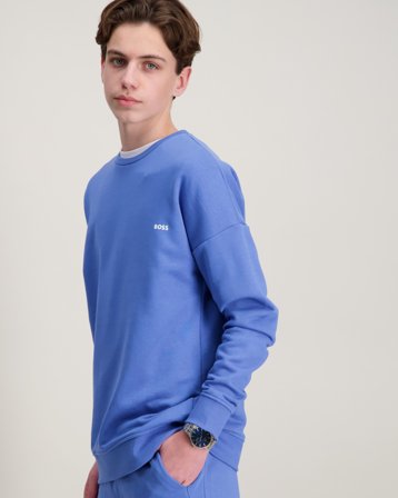 BOSS SWEATSHIRT Blå Trøjer Dreng - Kids Brand Store