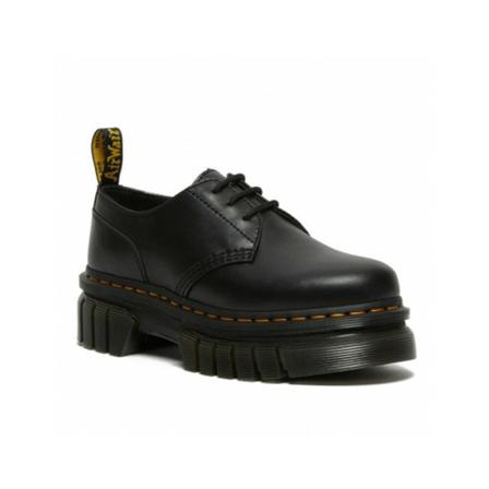 Dr. Martens Audrick stringed Sort, Dame Snøresko, Størrelse: 39 1/2 EU