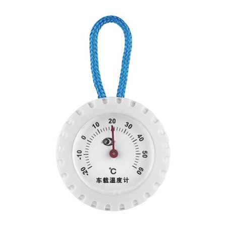 Bil interiør termometer temperaturmåler HVIT HVIT