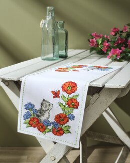 Stickpackung Läufer Frühlingsgefühle - Permin