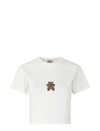 Organic T-Shirt Ss T-shirt Top Hvid Barbara Kristoffersen By Rosemunde