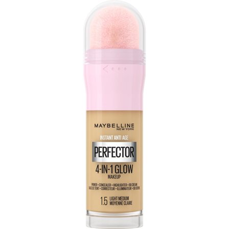 Maybelline New York Instant Perfector 4 In 1 Glow Fondotinta Illuminante E Base Per Trucco Light Medium 20ml - Fondotinta liquido