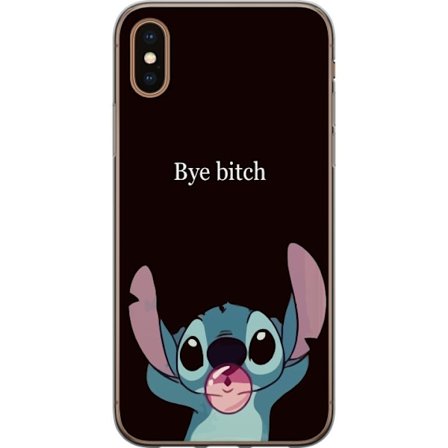 Kompatibel Mobilcover til Apple iPhone X Bye bitch, Stitch