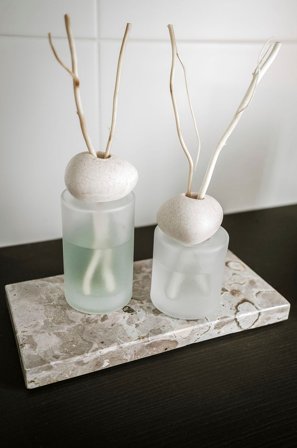 Zelected by Houze - Diffuser Peoney Tangerine Blossom - Transparent - Duftlys & duftpinde - Fra Homeroom