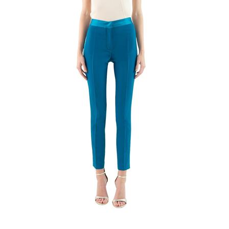 Doris S Skinny Broek , Blauw , Dames , Maat: S