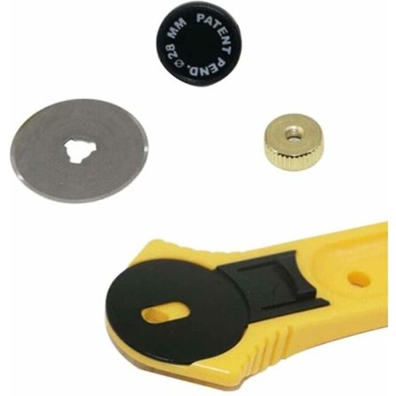 Professionel rulleskærer til stof, læder, papir og plastik