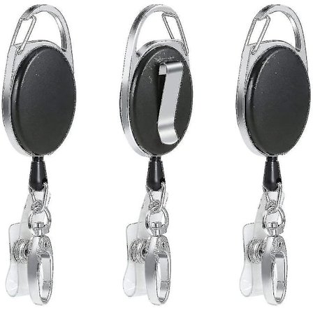 Tilbagetrækkelig Forlængerledning med Forstærket Stærk Ledning til ID-kort