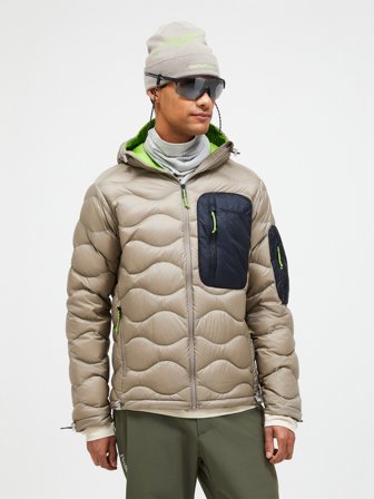 Helium Utility Down Hood Jacket Men