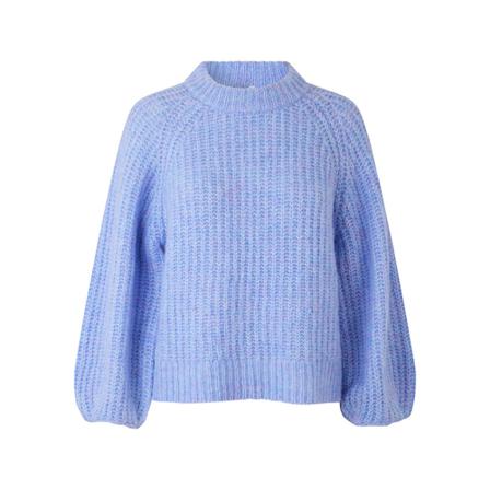 mbyM, Round-neck Knitwear Blauw, Dames, Maat:XS