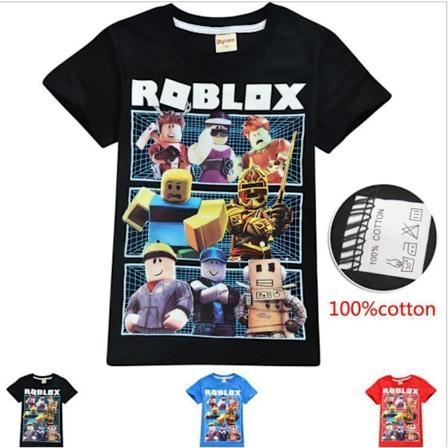 Roblox T-skjorte for barn størrelse- 130-150 svart Black Black Svart 140