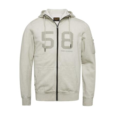 PME Legend Silver Lining , Grijs , Heren , Maat: L Hoodies & sweatvesten