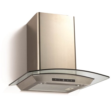 Thermex - Vegghengt kjøkkenvifte Derby II vägg 60 cm rf/glas Rustfri