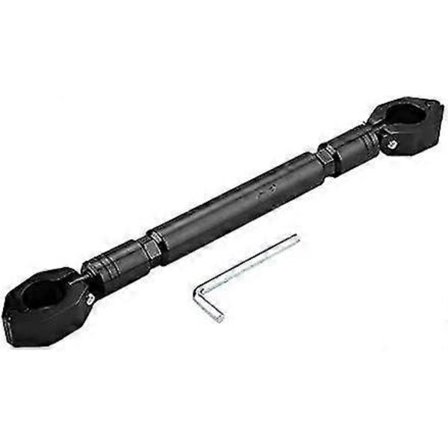 Universell Justerbar Motorcykelstyre Clamp Bar i Aluminiumlegering (svart)