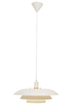 Aneta Lighting Epsilon 15108-01 Taklampe Ø45 cm, E27, hvit, Belysning