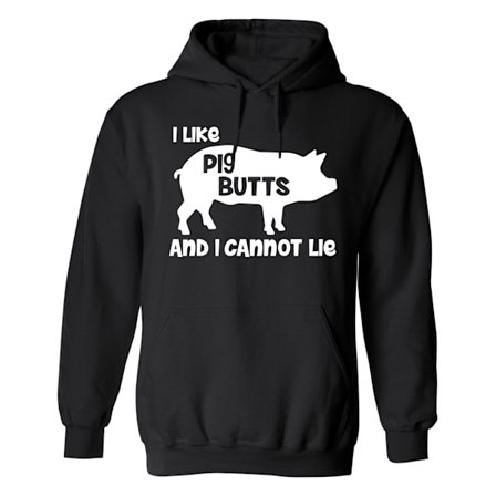 I Like Pig Butts - Hoodie / Tröja - DAM