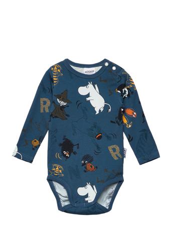 Speed Body Bodies Long-sleeved Blå Martinex