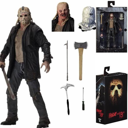 Fredag den 13. Jason Voorhees Anime Figur Legetøj Samlerobjekt Model Statue Legetøj PVC Figurer Skrivebords Ornamenter Fans Samlerobjekt Model
