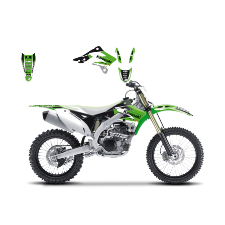 Kit déco Blackbird Dream 3 - Kawasaki KX 250F 2017-2018