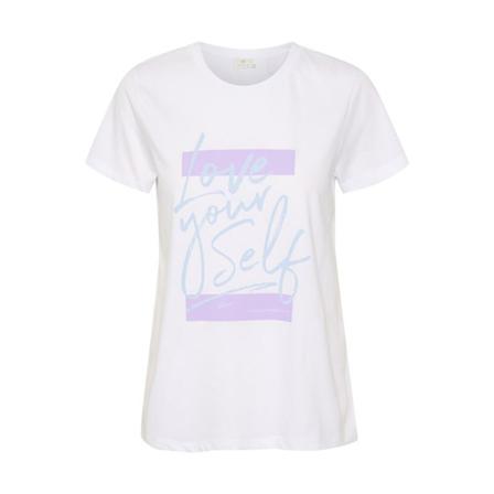 Kaffe KAbertha Tshirt Hvid, Dame T-shirts, Størrelse: L