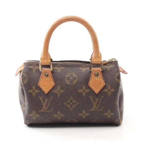 Louis Vuitton Vintage, Pre-owned Leather louis-vuitton-bags Bruin, unisex, Maat:ONE Size