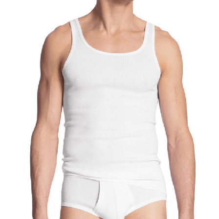 Calida Linne Twisted Cotton 12010 Underlinnen & t-shirts Herr Vit L