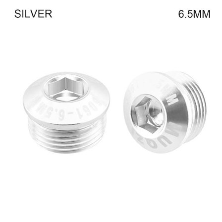 2stk Cykel Pedal Cover Cykel Pedal Reparation SØLV 6,5MM