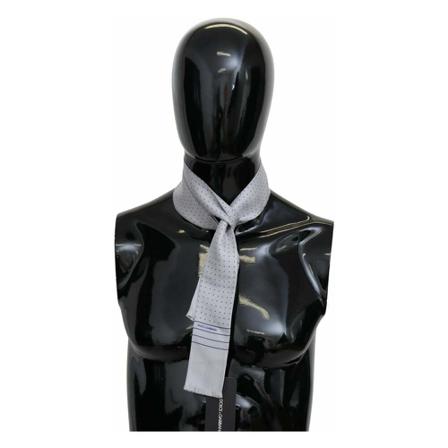 Dolce & Gabbana, Silky Scarves Grijs, Heren, Maat:ONE Size