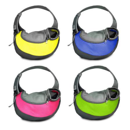 Menn kvinner Fanny Pack Midjeveske Skulder Hundeutflukt Cross-body Hunder og katter Kjæledyr Skulder Small size: 31*24 * 22cm Purple