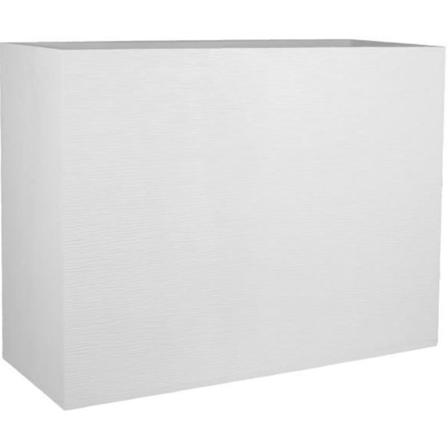 EDA PLASTIQUE Blomma låda Muret Loft Graphit - 46 L - 78,5 x 29,5 x 60 cm - White ceruse
