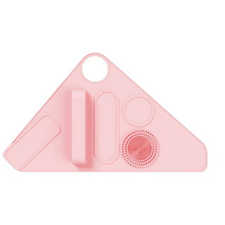 2-pak Silikone makeup hjælpe hånd multifunktionel makeup børste skønhedsværktøjer med renseområde håndledsrem