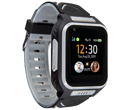 MYKI 4 schwarz & grau