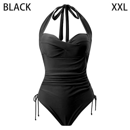 Badedrakt Badedrakt i ett stykke SORT XXL