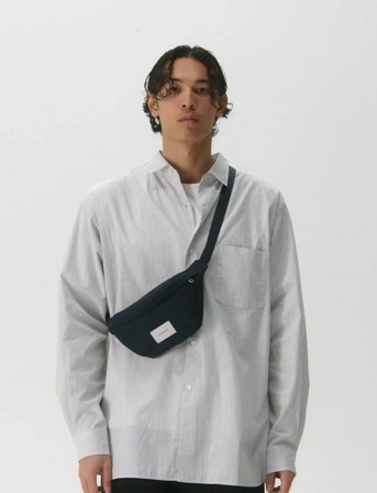 SANDQVIST Ground Crossbody Bag - Navy - ONE SIZE