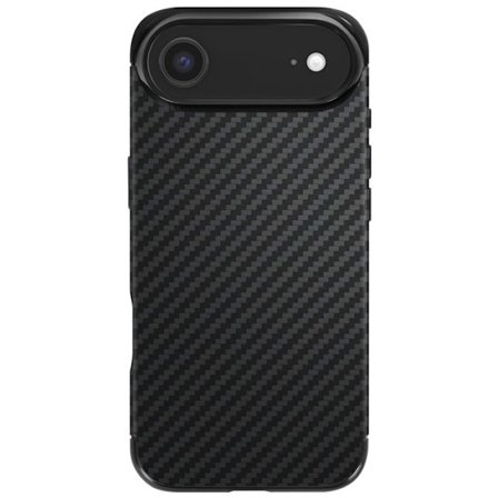 iPhone Air - Pehmeä Silikoni - Teksturoitu Hiilikuitupinta - Huippuluokan Suojaus - Liukumaton