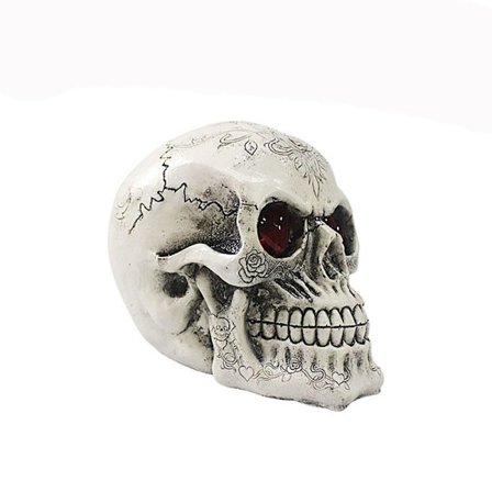 Halloween Skull Light Carving Skjeletthode 3 3