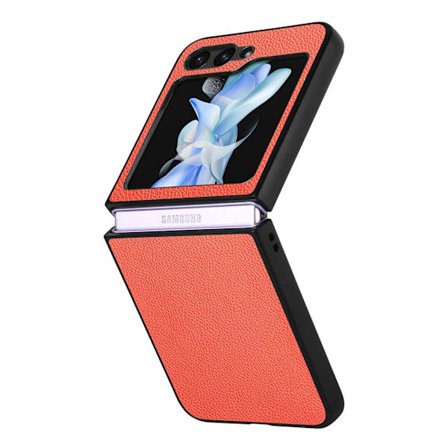Litchi-mönstrat skal för Samsung Galaxy Z Flip 5