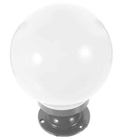 Post Globe Lampskærm Kugleformet Lampekappe Gadelampe Dækning Udendørs Lampskærm Hvid 118X15X15CM White1 18X15X15CM