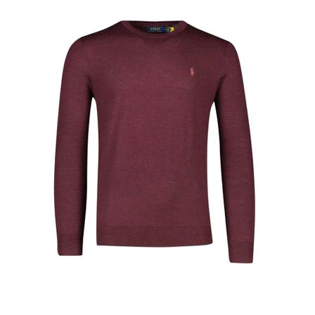 Ralph Lauren, Round-neck Knitwear Rood, Heren, Maat:S