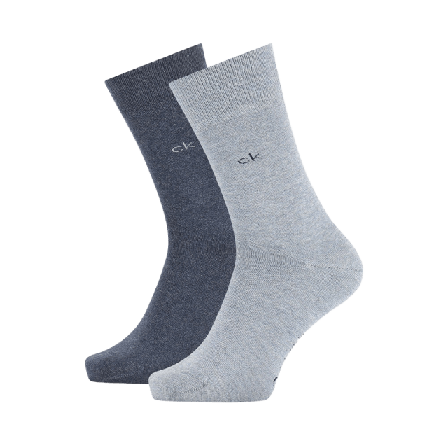 Calvin Klein Sock 2P Strumpor Herr Blå 43/46